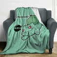 thumbnail image 4 of Pokemon Bulbasaur Throw Blanket Cute Flannel for Boys Girls Men Women, 4 of 7