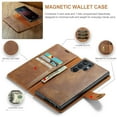 thumbnail image 3 of Phone leather case suitable for Samsung S21 plus 2-in-1 split magnetic wallet type phone protective cover, 3 of 8