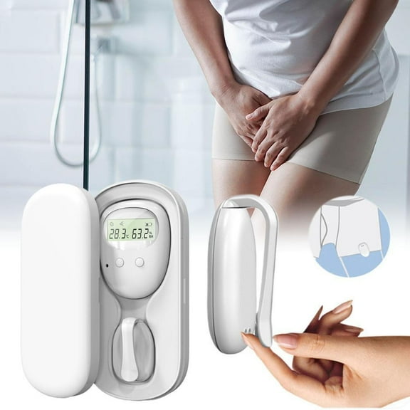 Bedwetting Alarm System - Wireless Moisture Sensor with Dual Vibration & Sound Alerts - Rechargeable Potty Trainer for Boys/Girls Elderly Incontinence Care