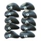 thumbnail image 2 of Cubiertas de hierro de golf Soledad 10 piezas con protector de ventana negro 3 4 5 6 7, 2 of 8