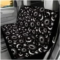 thumbnail image 3 of HUIACONG Sun and Moon Car Accessories Seat Covers Full Set with Steering Wheel Cover Center Console Cover Seat Belt Pads Coasters Headrest Cover Keychain 14 Pcs Universal Fit Washable, 3 of 5