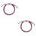 thumbnail image 1 of mmirethe Tressé Bracelet Fil Ciré Imperméable Bracelets Dressing Décor Type 1 2Set, 1 of 6
