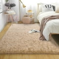 thumbnail image 6 of carpets 6x9ft Area Rugs for Living Room, Red Fluffy Shaggy Rug Soft Carpets, Non-Slip Stickers for Bedroom Nursery Kids Room Dorm Home Decor, 6 of 11