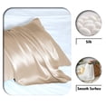 thumbnail image 2 of Juego de fundas de almohada de seda Suatien tamaño queen, 100% seda de morera, 2 of 6