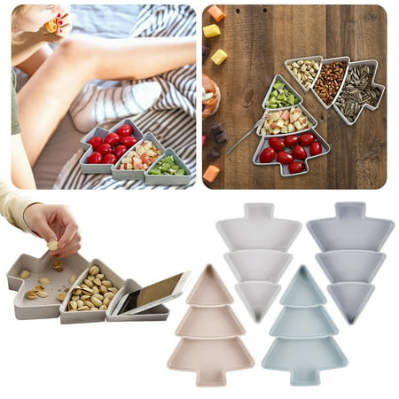 

Christmas Tree Dried Fruit Tray Snacks Candy Tray Melon Dried Fruit Box Lazy Snack Box