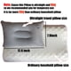 thumbnail image 5 of Paquete de 4 almohadas de viaje inflables ultraligeras tamaño A4, almohada de aire de tela flocada cuadrada pequeña para viajes, viajes de vacaciones, senderismo, camping, siesta, soporte lumbar para, 5 of 5