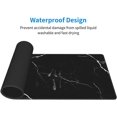 thumbnail image 2 of Extended XL Marble Mouse Pad with Stitched Edges, Waterproof Non-Slip Large Gaming Mousepad for Keyboard for Women Office, 31.5 * 11.8 in (Black Marble with White Veins), 2 of 6