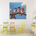 thumbnail image 3 of Stupell Industries Rustic Lodge Parisian Chic Birds in Paris Canvas Art, 36 x 36, by Lucia Heffernan, 3 of 8