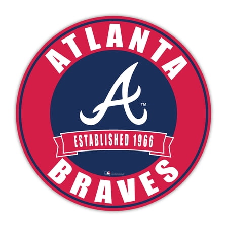 Atlanta Braves 24" Circle with Banner
