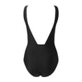 thumbnail image 6 of Womens Swimsuits One Piece Sexy Solid Belly Covering Waist Closing Seaside Trendy Lightweight Delicate Black Swimwear Sizes XL, 6 of 6