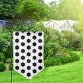 thumbnail image 2 of Wukai Soccer Ball Print Garden Flag 12.5x18 Inch Double Sided Sun-resistant Rain-resistant, Wrinkle-resistant Colorfast(Only Flag), 2 of 7