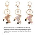 thumbnail image 4 of Pendant Keyring Skates Shoes Rhinestone Portable Backpack Handbag Wallet Bag Jewelry Keychain Bag Ornament for Girl, 4 of 7