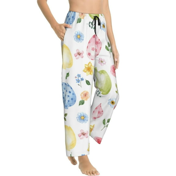 Pajama Pants Women - Easter Egg3 Soft Breathable Sleep & Lounge Pants for Women, Comfy Casual Pj Pants Bottoms with Pockets