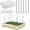 6 Poles With 10×13 Ft Netting, variant on Metal Garden Netting Kit, 6 Pack 2.6ft Raised Garden Bed Net Support Stakes with 10´×13´ Fine Mesh Insect Netting 12pcs Clips Bird Barrier Screen Cover for Protect Plant Vegetable Row from A