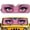 Pink Eyes, variant on Yuyamidu Eyes Print Windshield Sun Visor Car Sun Shield for 2007-2018 Jeep Wrangler JK JKU & 1997-2006 Jeep Wrangler TJ LJ