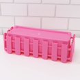 thumbnail image 3 of Mini Fence Fence Flower Box Design Plastic Flower Pot Bonsai Desktop Decoration (Pink), 3 of 5