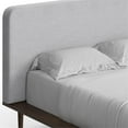 thumbnail image 3 of Pemberly Row Modern / Contemporary Fabric Queen Size Bed in Walnut, 3 of 4