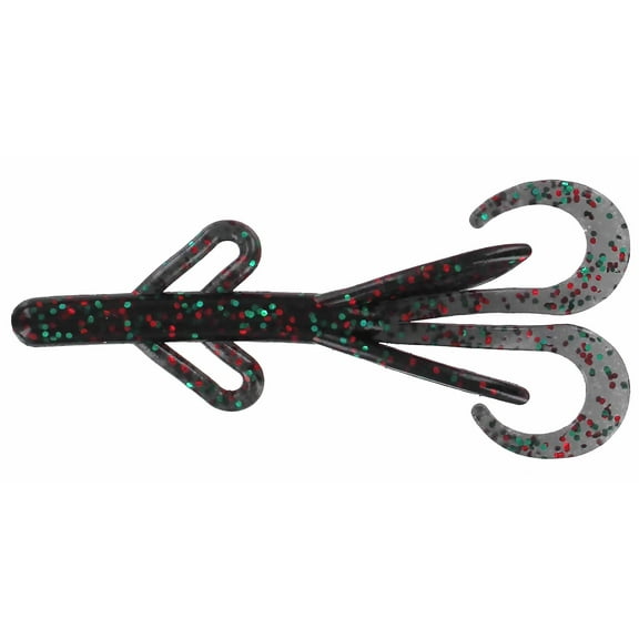 Big Bite Baits Soft Plastic Creature Bait (Black Emerald, 6 inch)