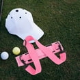thumbnail image 1 of Raindrops Portable Pink Golf Club Carry Bag with Versatile Handheld and Crossbody Options, 1 of 6