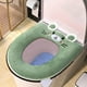 thumbnail image 4 of Cojín de Asiento de Inodoro para El Hogar con Pelusa y Cojín de Asiento Grueso con Cremallera, Funda de Inodoro Impermeable para Todas Las Estaciones., 4 of 6