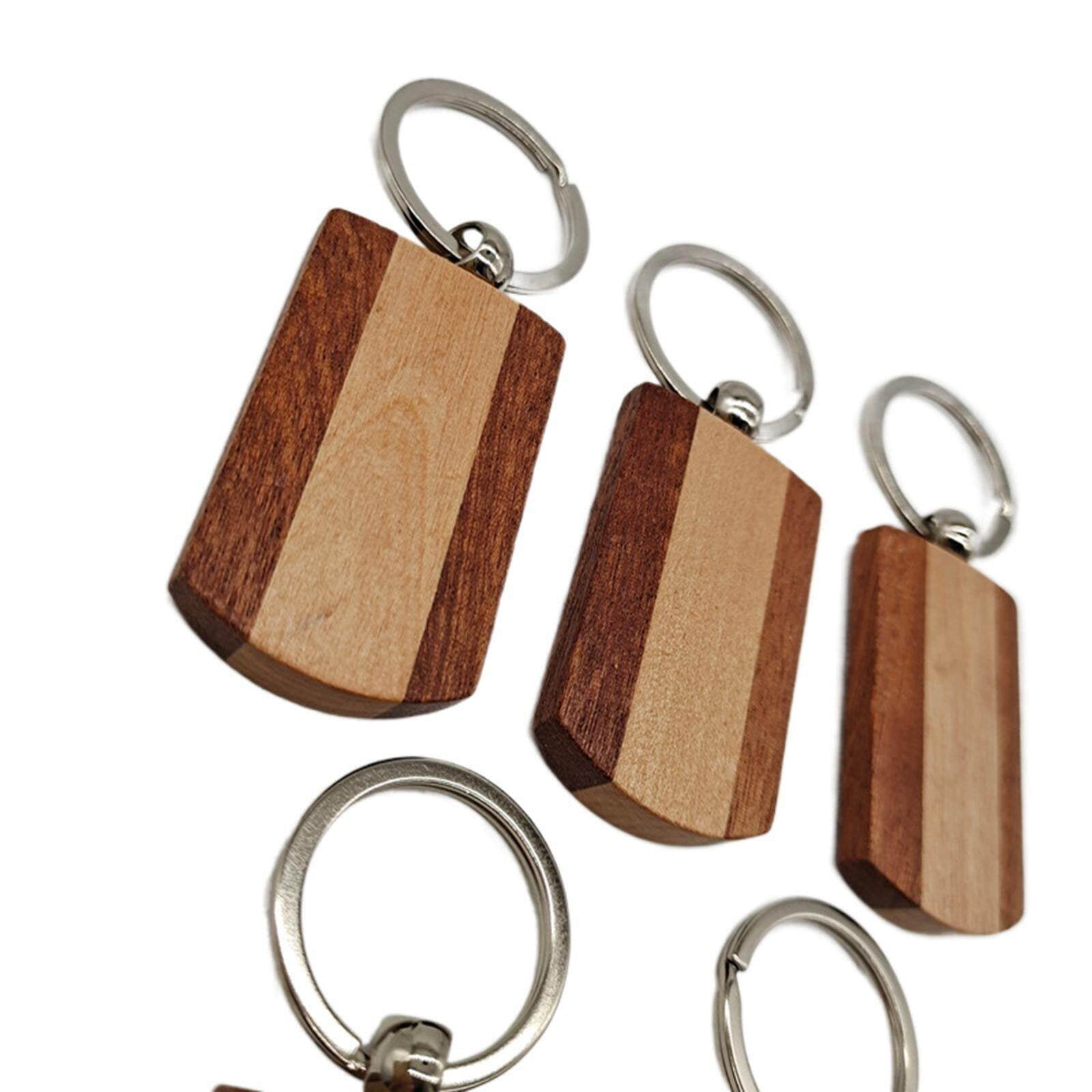 Keychain - Rectangle - Piglet - Leather Keychain - Rectangle - Piglet - Leather