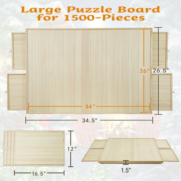 Bits and Pieces - 1500 Piece Size Puzzle-expert Table Top Easel - Adju