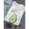 thumbnail image 3 of Sad Avocado Cartoon T-Shirt Women -Image by Shutterstock, Female Large, 3 of 4