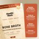 thumbnail image 2 of Bone Broth Caldo de Hueso en Polvo Colágeno Keto Sin Azúcar | Health Hack, 2 of 8