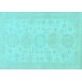 thumbnail image 1 of Ahgly Company Indoor Rectangle Abstract Light Blue Modern Area Rugs, 8' x 10', 1 of 4