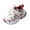 Red, variant on Kogui Baby Shoes Boys Girls First Walking Shoes Non Slip Soft Sole Sneakers (Red,8)