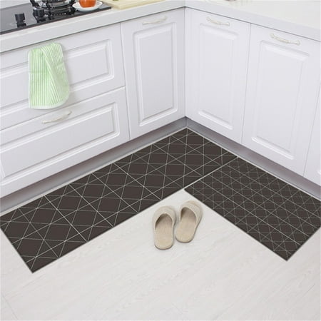 

Clearance!Ymkly Rug Kitchen Rugs & Mats [2 Pieces] Super Absorbent Microfiber Kitchen Mats Non~Slip Machine Washable Running Rugs For Floor Kitchen Bathroom Sink Laundry Home Decor