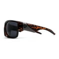 thumbnail image 3 of Mens Classic Thick Plastic Horn Sport Sunglasses Tortoise Black, 3 of 4
