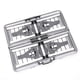 thumbnail image 4 of Juego de mesa y sillas de aluminio, mesa de picnic plegable portátil, juego de mesa y asientos de picnic plegables, juego de asientos de mesa, diseño aerodinámico, 4 of 14