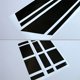 thumbnail image 5 of Sidaley Pegatina para cubierta de motor Exterior de coche, pegatinas de papel a la moda, pegatina decorativa impermeable para puerta de coche, reemplazo Automoción decorativa y accesorios Sidaley VI017629-00B, 5 of 6