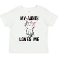 thumbnail image 3 of Inktastic My Aunty Loves Me Girls Girls Toddler T-Shirt, 3 of 5