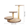 thumbnail image 3 of SHISUYAN Wooden Rustic Cupcake Stand Dessert Stand Pot Stand Flower Pot Holder Tiered Cake Display Rack, 3 of 9