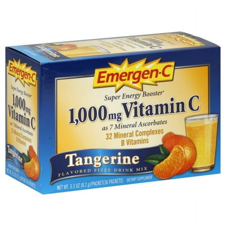 Emergen-C: Super Energy Booster Tangerine Supplement, .3 oz