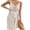 E2-Beige Cover Ups, variant on NSLGXD Crochet Knit Beach Cover Ups for Women Dress Short Sleeve Drawstring Waist Swimsuit Cover-Ups Hollow Out Summer Bathing Suit Dresses with Side Slit White Cover Ups,Free Size