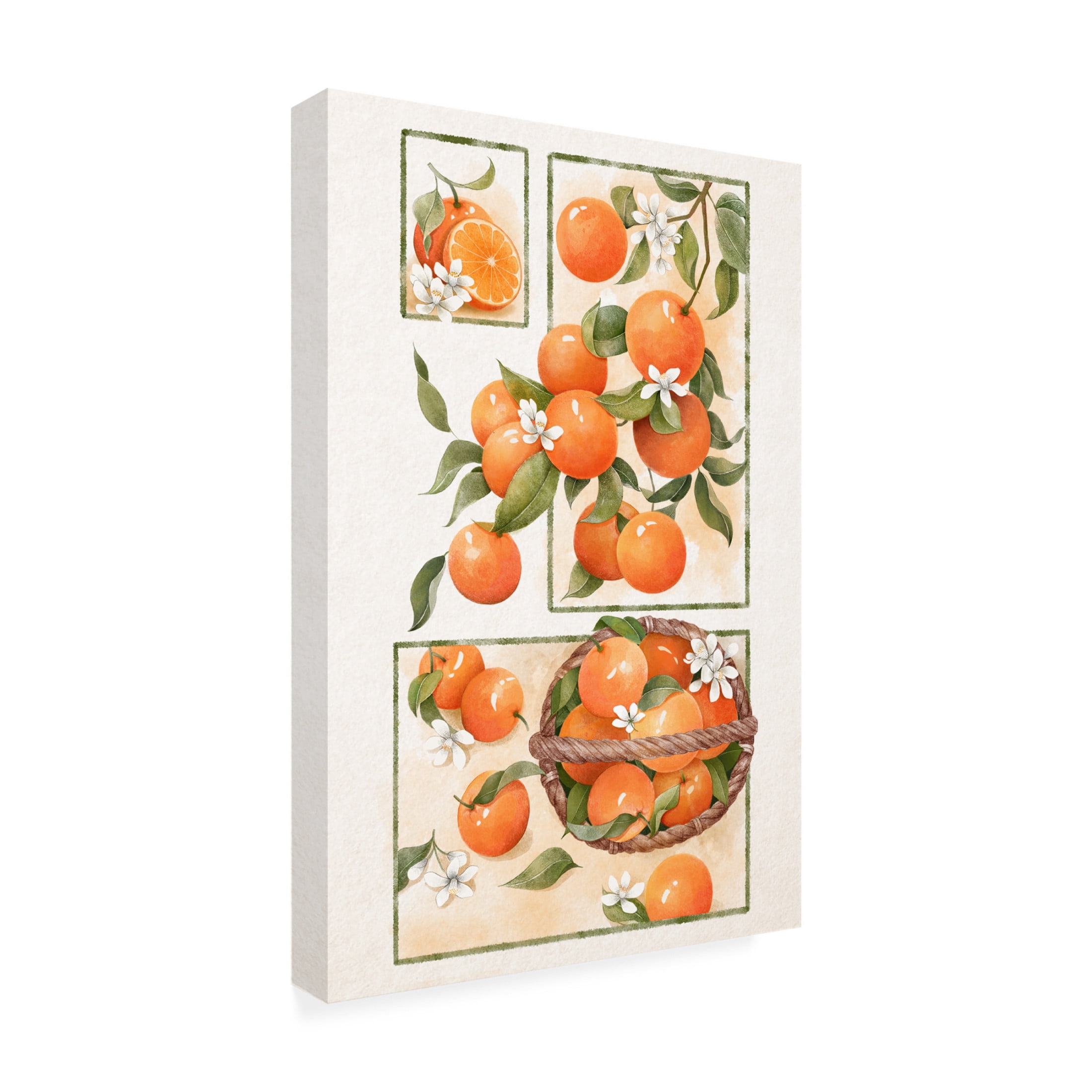 Trademark Fine Art Xuan Thai Orange Blossom Lock Canvas Wall Art