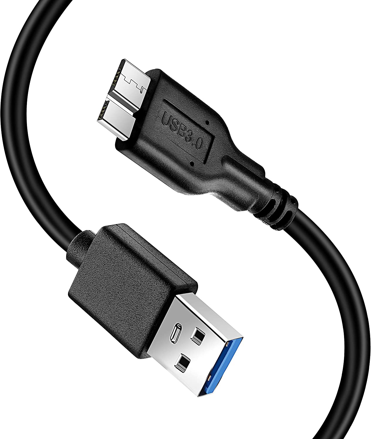Micro B Cable, USB 3.0 A Male to Micro USB 3.0 Sync Cord,Data Wire for Toshiba,Seagate,Samsung,WD, My - image 1 of 4