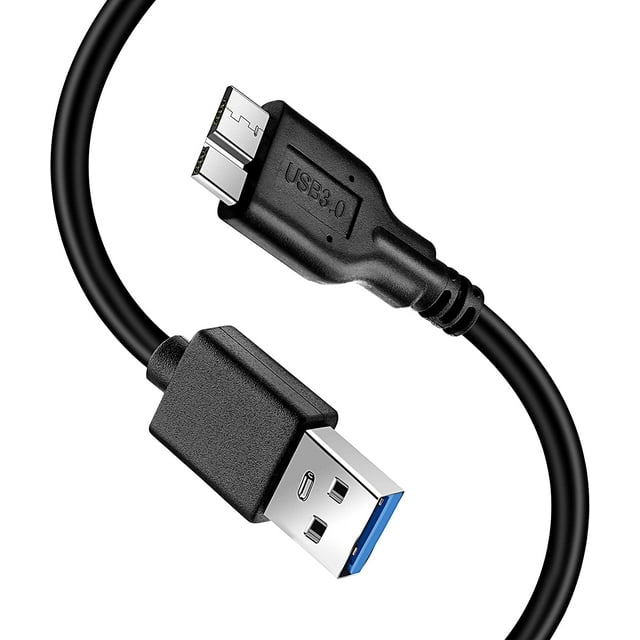 Micro B Cable, USB 3.0 A Male to Micro USB 3.0 Sync Cord,Data Wire for Toshiba,Seagate,Samsung,WD, My