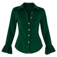 thumbnail image 5 of Njagoc3 Women Business Casual Tops Long Sleeve Blouse Button down Work Shirts Dressy Tops Summer Fall Fashion 2026, 5 of 6