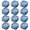 Blue, variant on husxh 12 Pack Adjustable Bed Risers Stackable Bed Risers (Black)