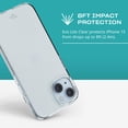 thumbnail image 4 of Case tech21 eVolite para iPhone 15, protección transparente contra impactos, 4 of 7