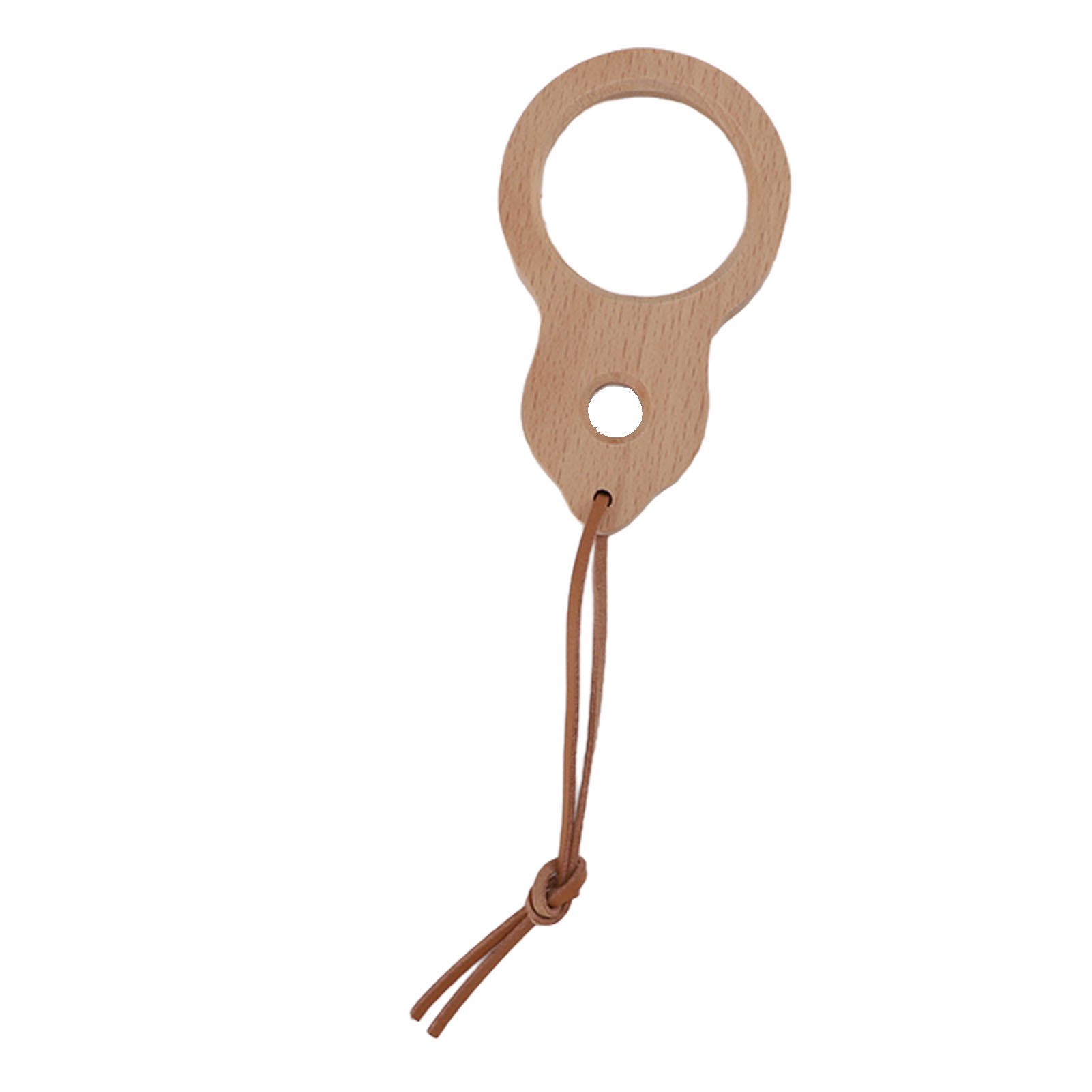 M Buder Wood Magnifying Glass Small Portable Smoothing Sturdy Multi Purpose Wooden Magnifier for Book Reading Study Home 5.9 inches / 15.0 cm