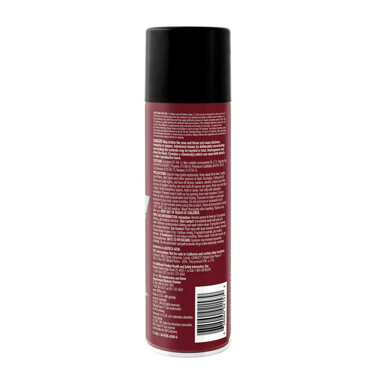 3M Super Multipurpose Spray Adhesive, Net Wt 16.75 oz, 3M 77,  62-4977-4930-9