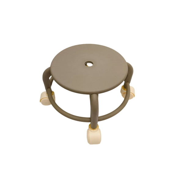Swivel-Wheel Plastic Stool with Casters, Low Height, Movable Seat for Home and Living Room, Multi-Functional, Space-Saving Design