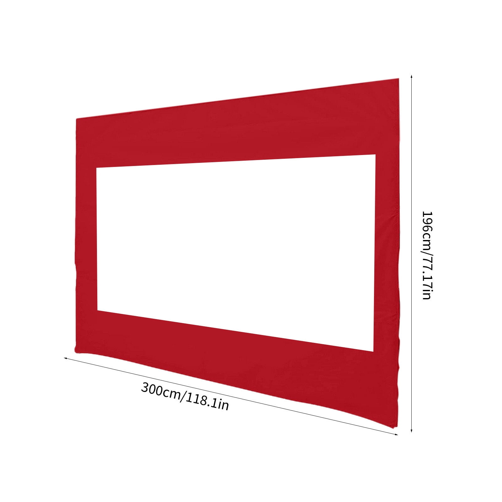 BGZLEU Red Canopy Tent,Translucent Tent,Portable Pop Up Outdoor Gazebo with 1 Sidewall,UV ProtectionTent,Come with Carry Bag - Blue
