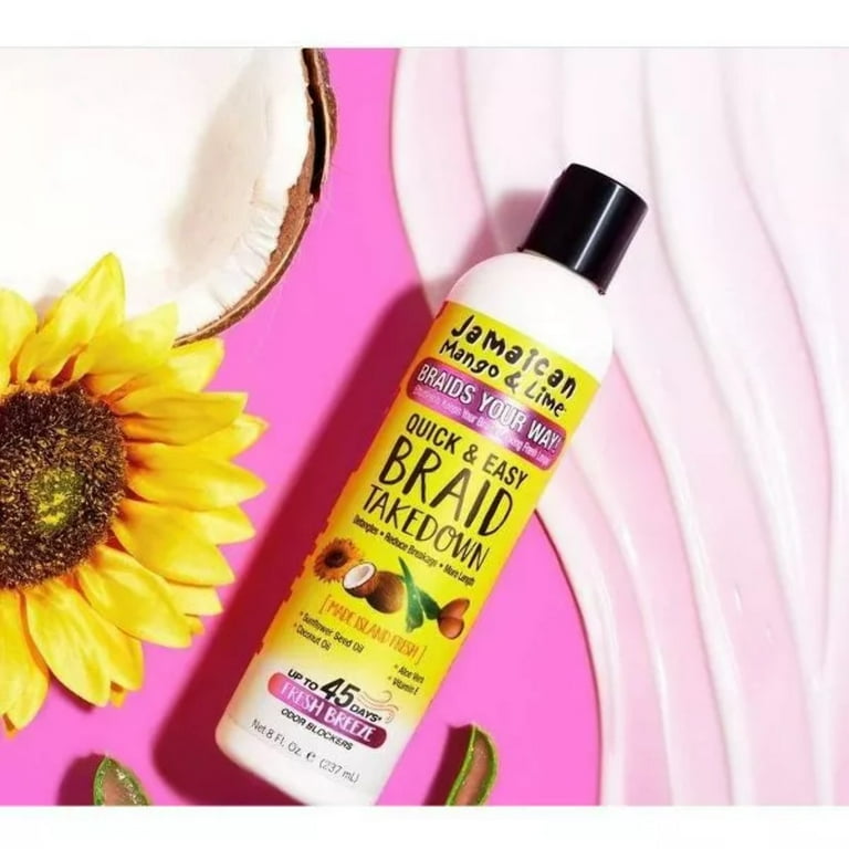 JAMAICAN MANGO & LIME Braids Your Way Braid Take Down (8oz) JAMAICAN MANGO & LIME Braids Your Way Braid Take Down (8oz)