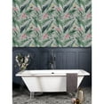 thumbnail image 4 of Lush Tropical Grey Multi Non-Woven Wallpaper - 20.8 in. W x 33 ft. L, 4 of 5